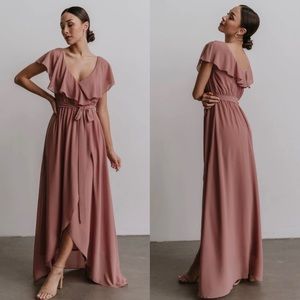 Baltic Born Katya Maxi Dress Dusty Pink